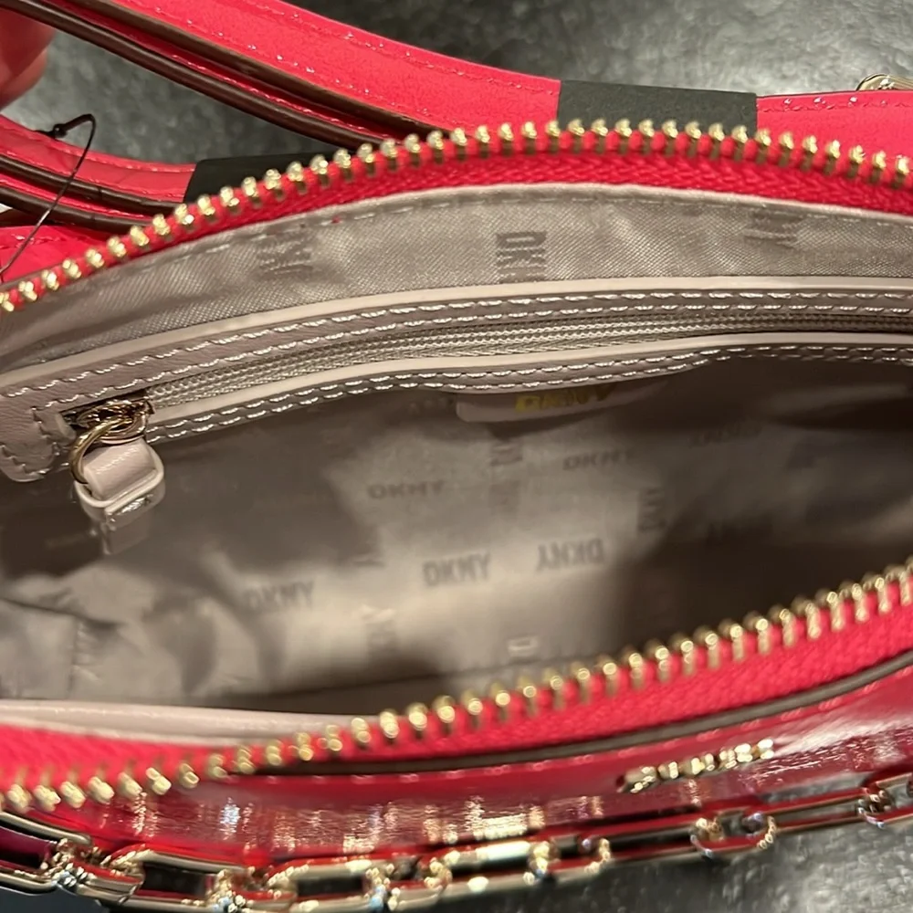 DKNY Bryant Park Bright Pink Demi Crossbody Bag
